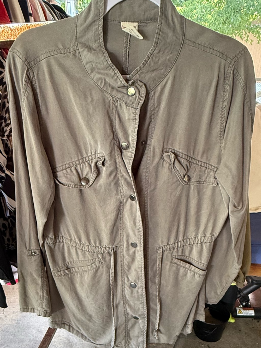 Faded Glory Olive Utility Jacket